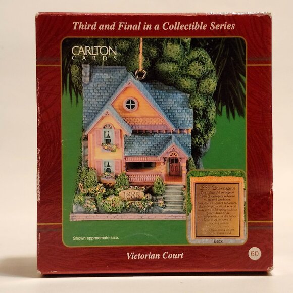 CARLTON Cards Victorian Court Series Ornament 1885 Queensgate - Picture 2 of 11